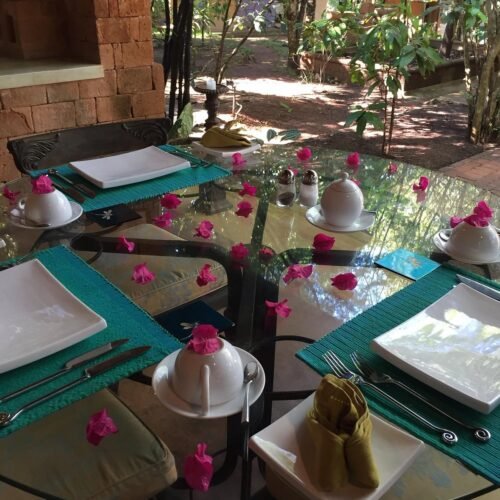breakfast table