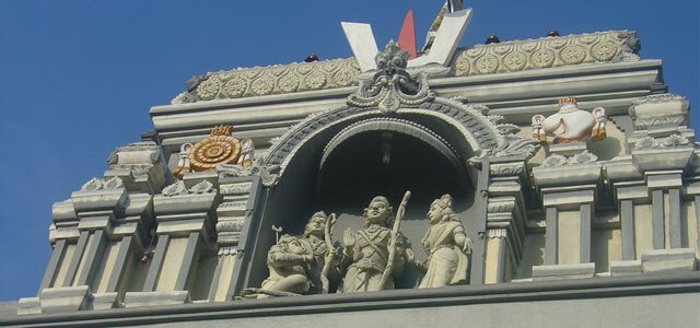p ramayana anjaneyar temple roof