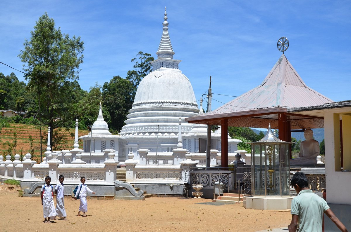 stupa seen as you enter